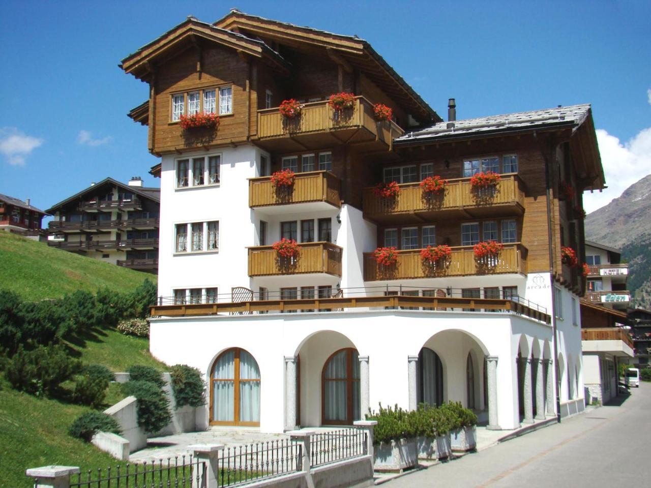 Arcade Apartments & Spa Saas Fee Exteriör bild